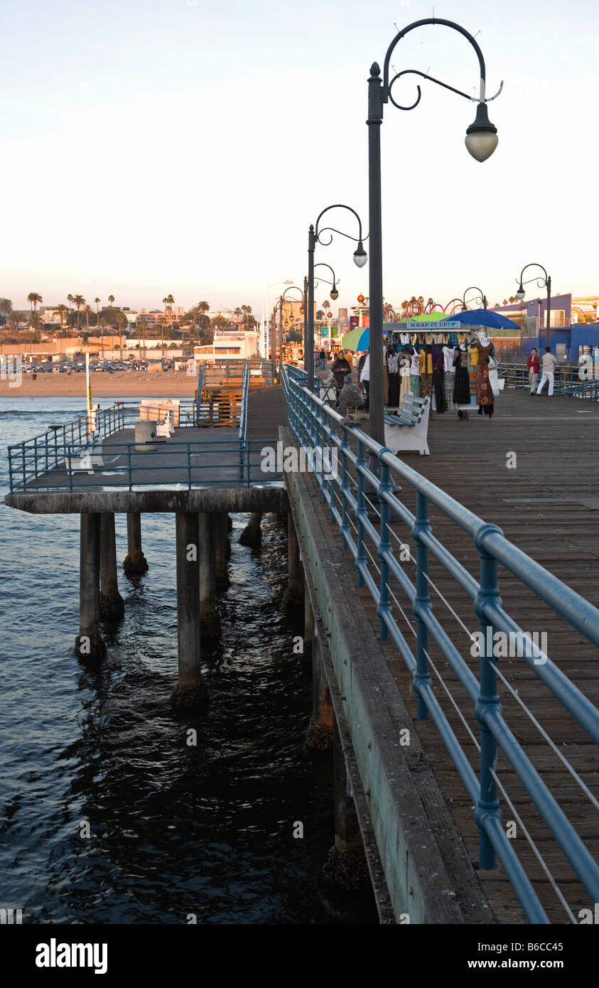Santa Monica Pier, California Stock Photo