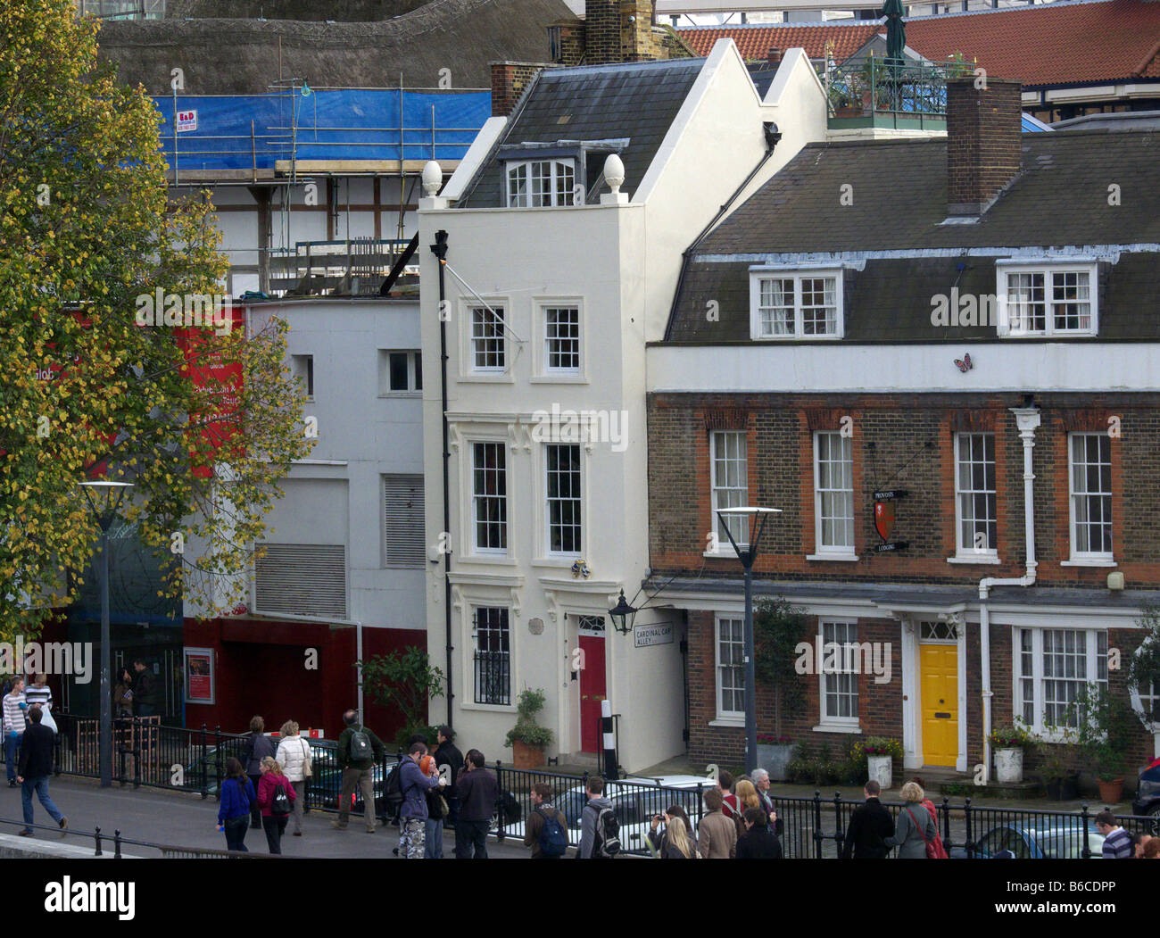 View of Sir Christopher Wren's house, South bank, London, England. Stock Photo