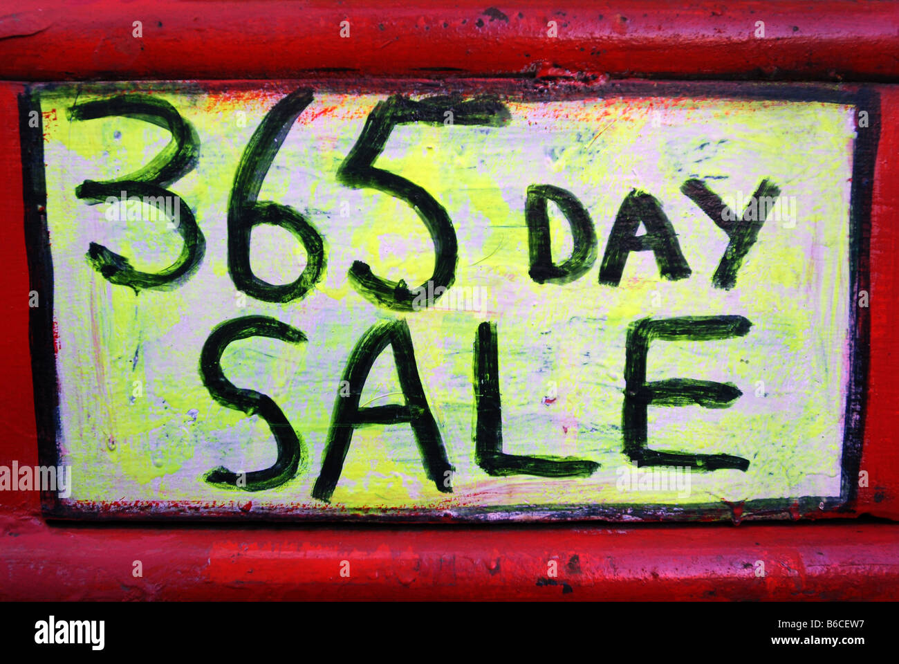 365 Day Sale Stock Photo