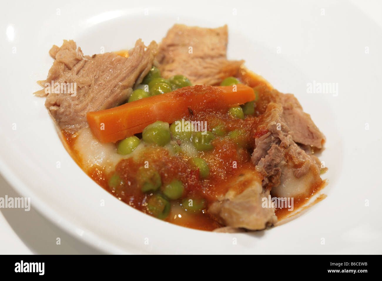 Lamb with vegetalbes Basque cuisine02 Stock Photo