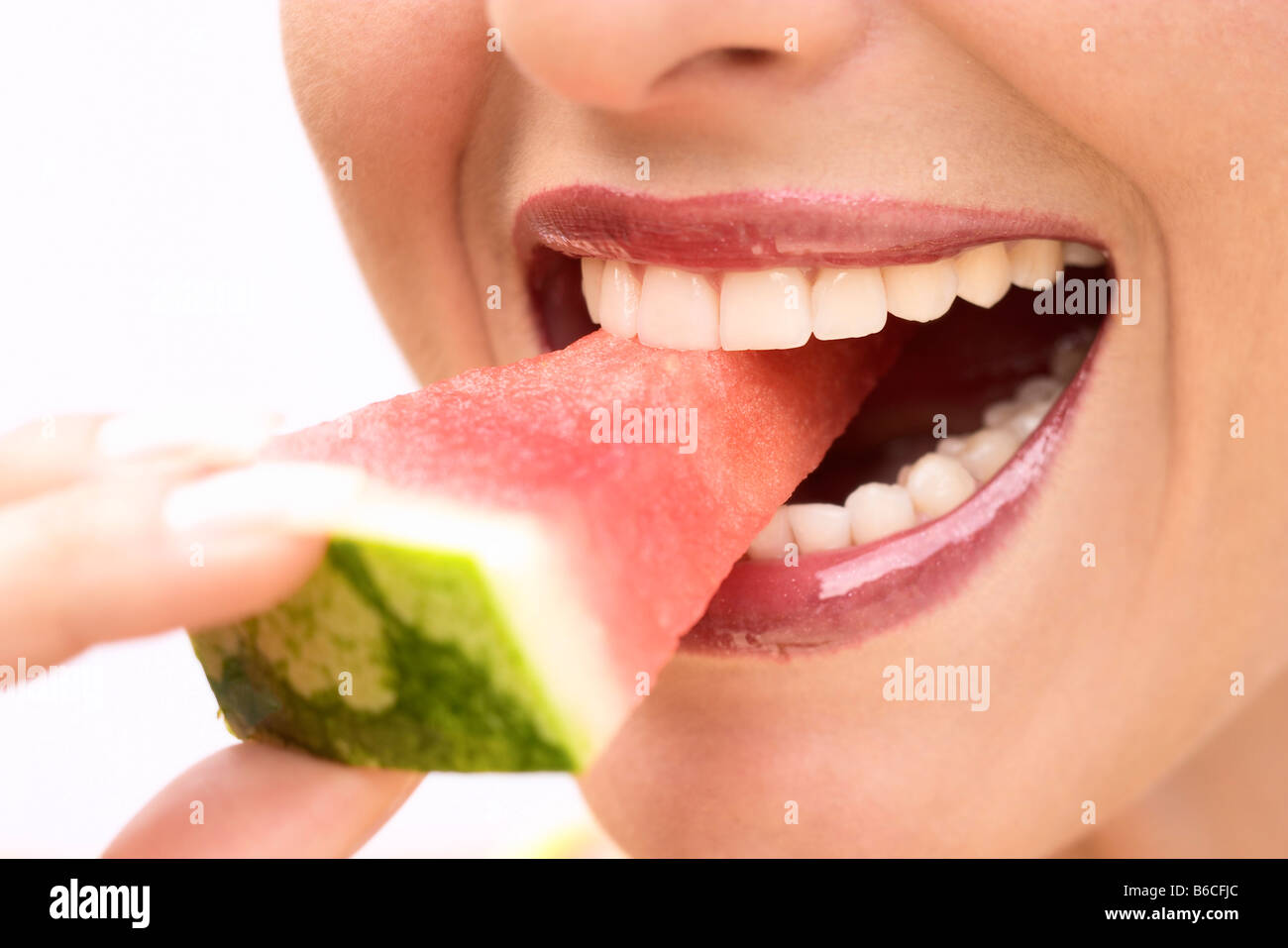 Melon Munching stock image. Image of eating, licking, amusing - 8013381