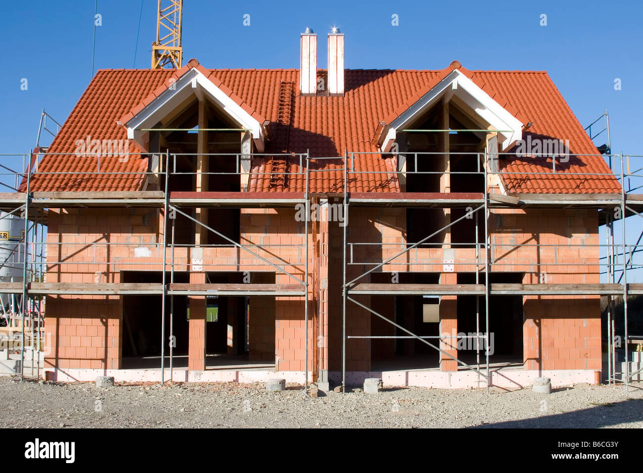 Photo house under construction hi-res stock photography and images - Alamy