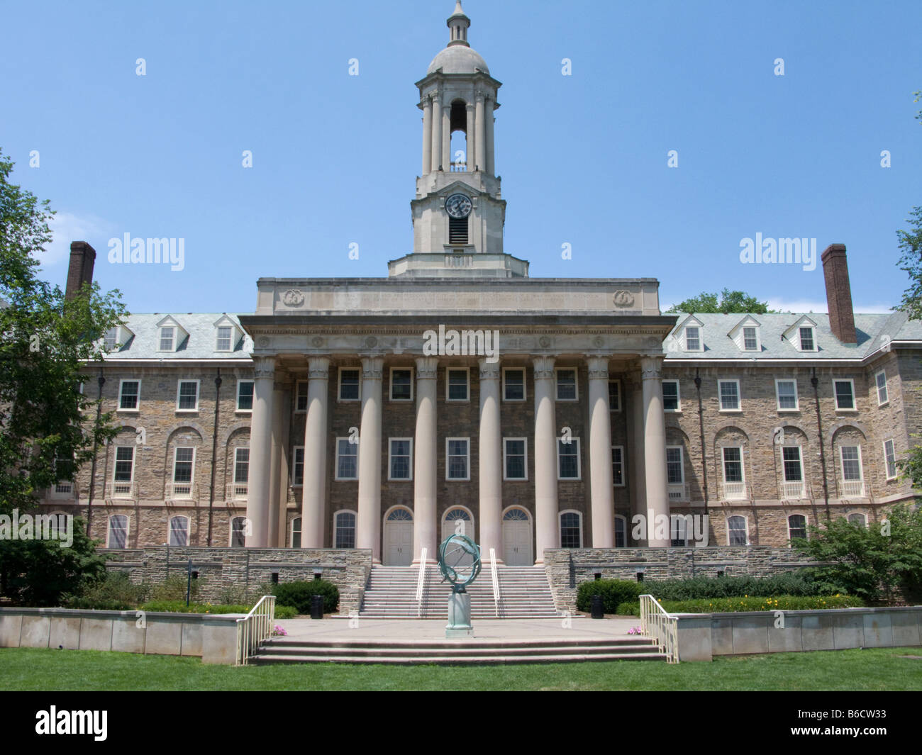 OLD MAIN BUILDING PENN STATE UNIVERSITY CAMPUS STATE COLLEGE Stock ...