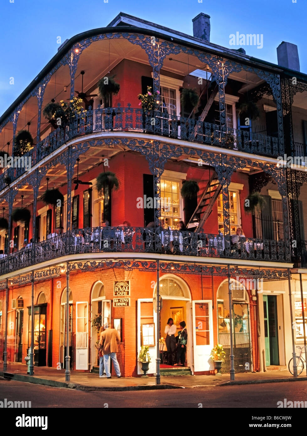 Usa, Louisiana, New Orleans, French Quarter, Royal Street Stock Photo