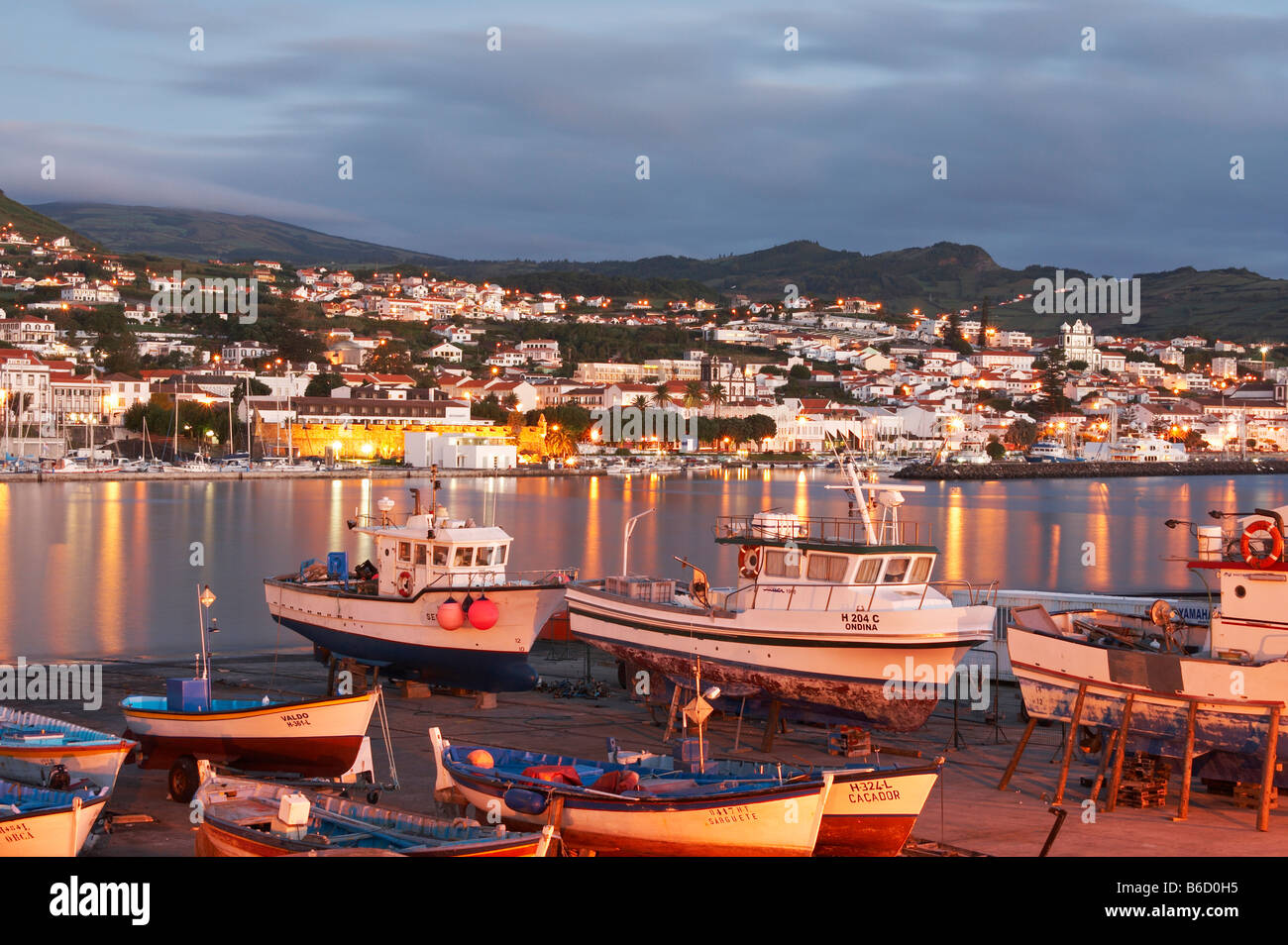 The Azores, Horta on Faial Island Stock Photo Alamy