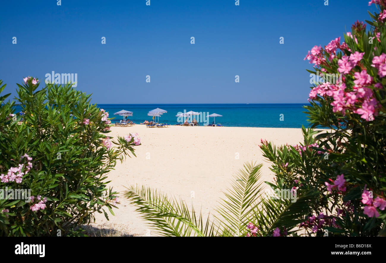 Europe, Greece, Kefalonia, Skala Beach Stock Photo