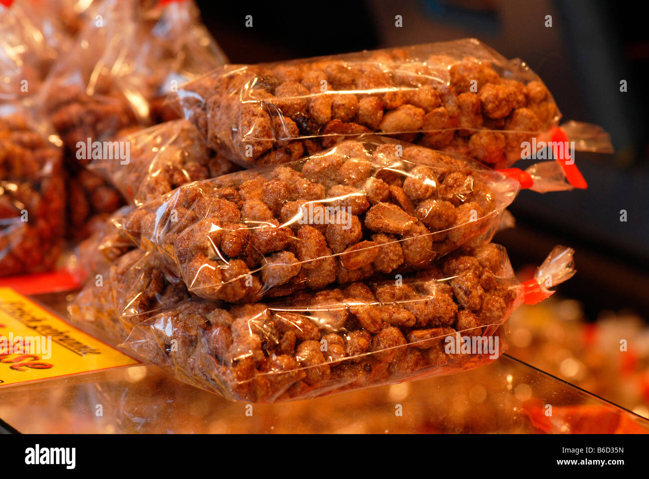 Motive from a christmas Market in a german city Stock Photo