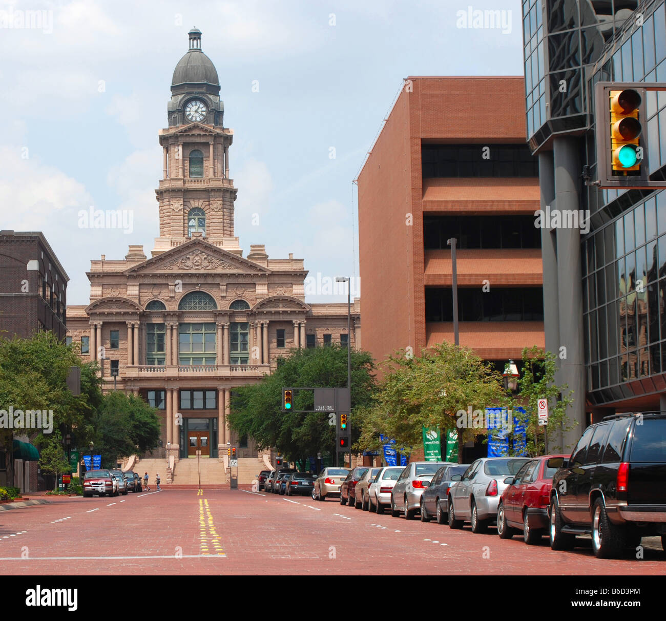 Tarrant County Courthouse in Fort Worth, Texas in the daytime Stock Photo