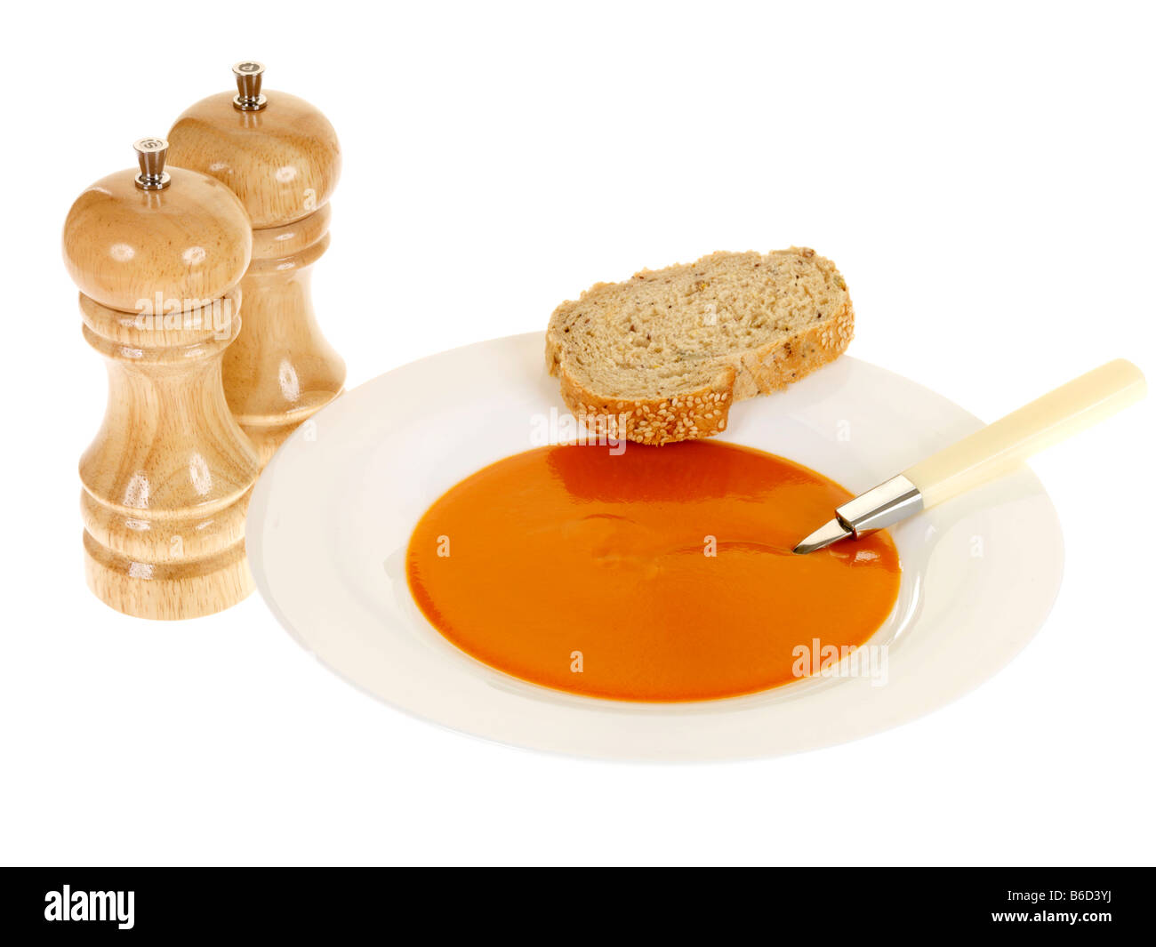Cream of Tomato Soup Stock Photo - Alamy
