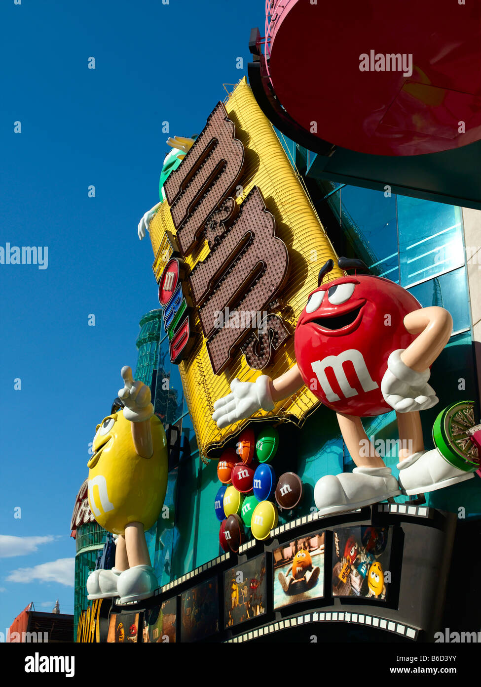 Las Vegas Strip  Fast Food Outlets Stock Photo