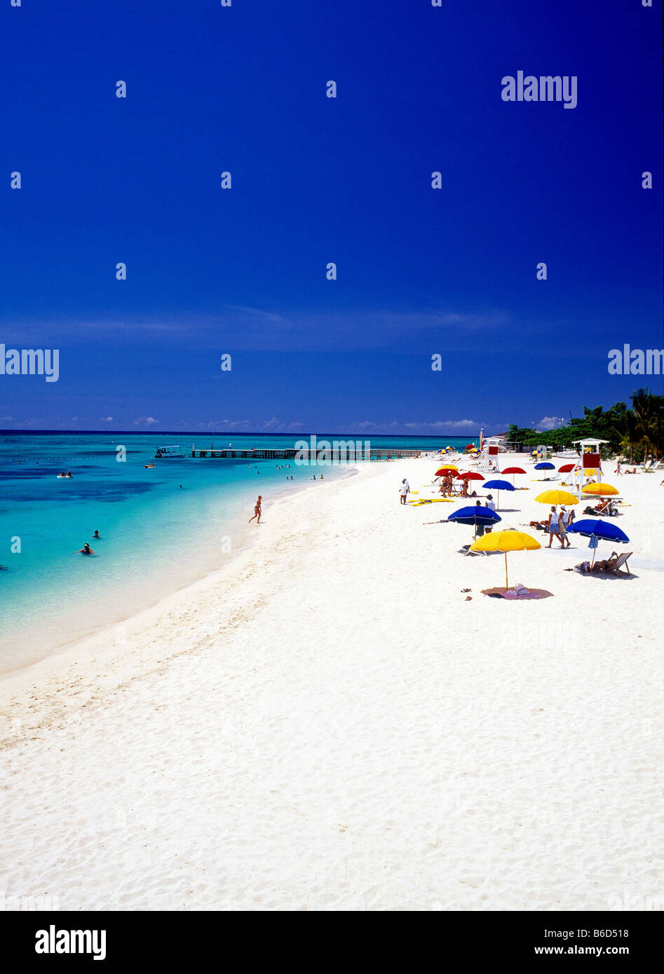 Doctor's Cave Beach Stock Photo Alamy