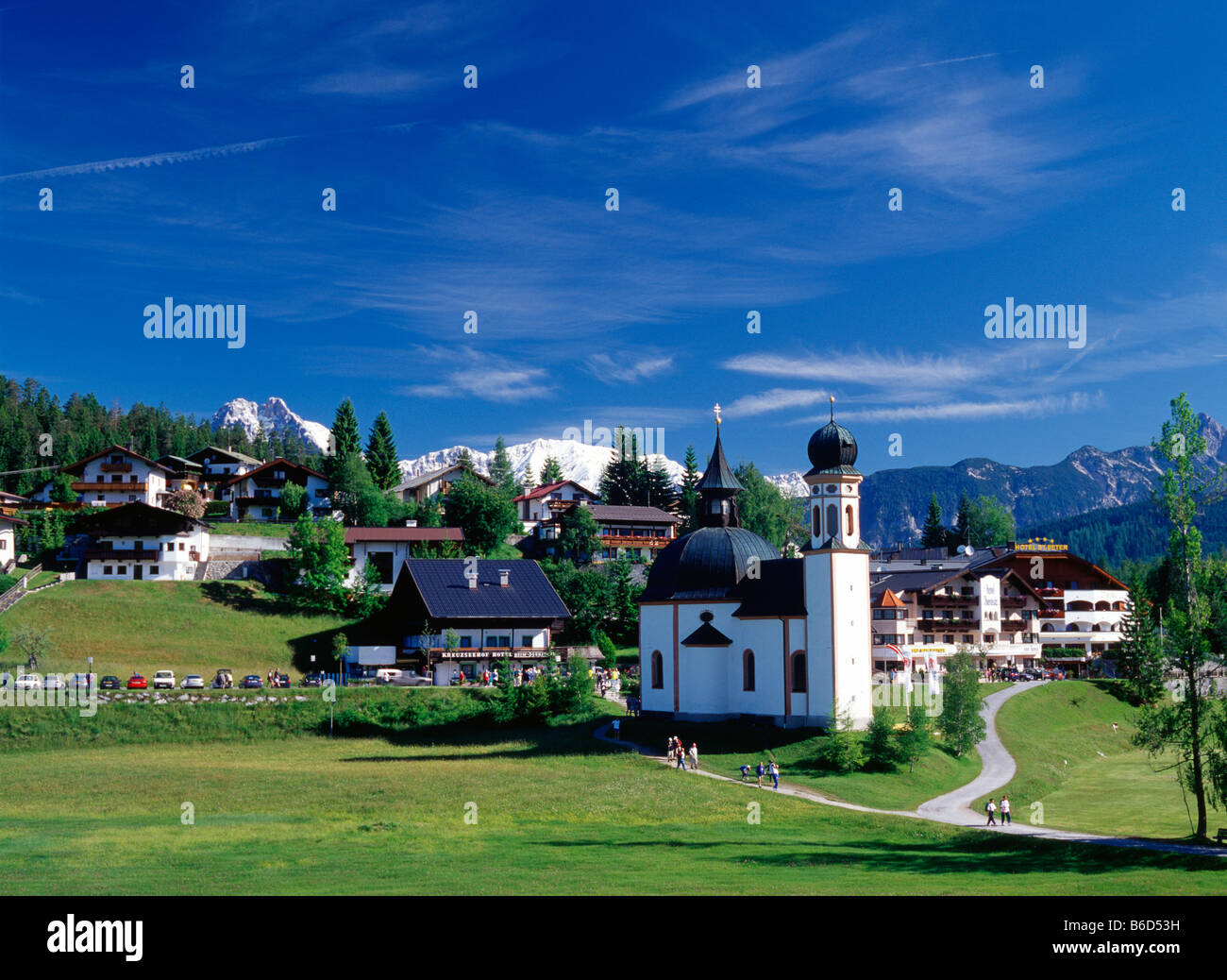 Tirol Province, Seefeld Stock Photo