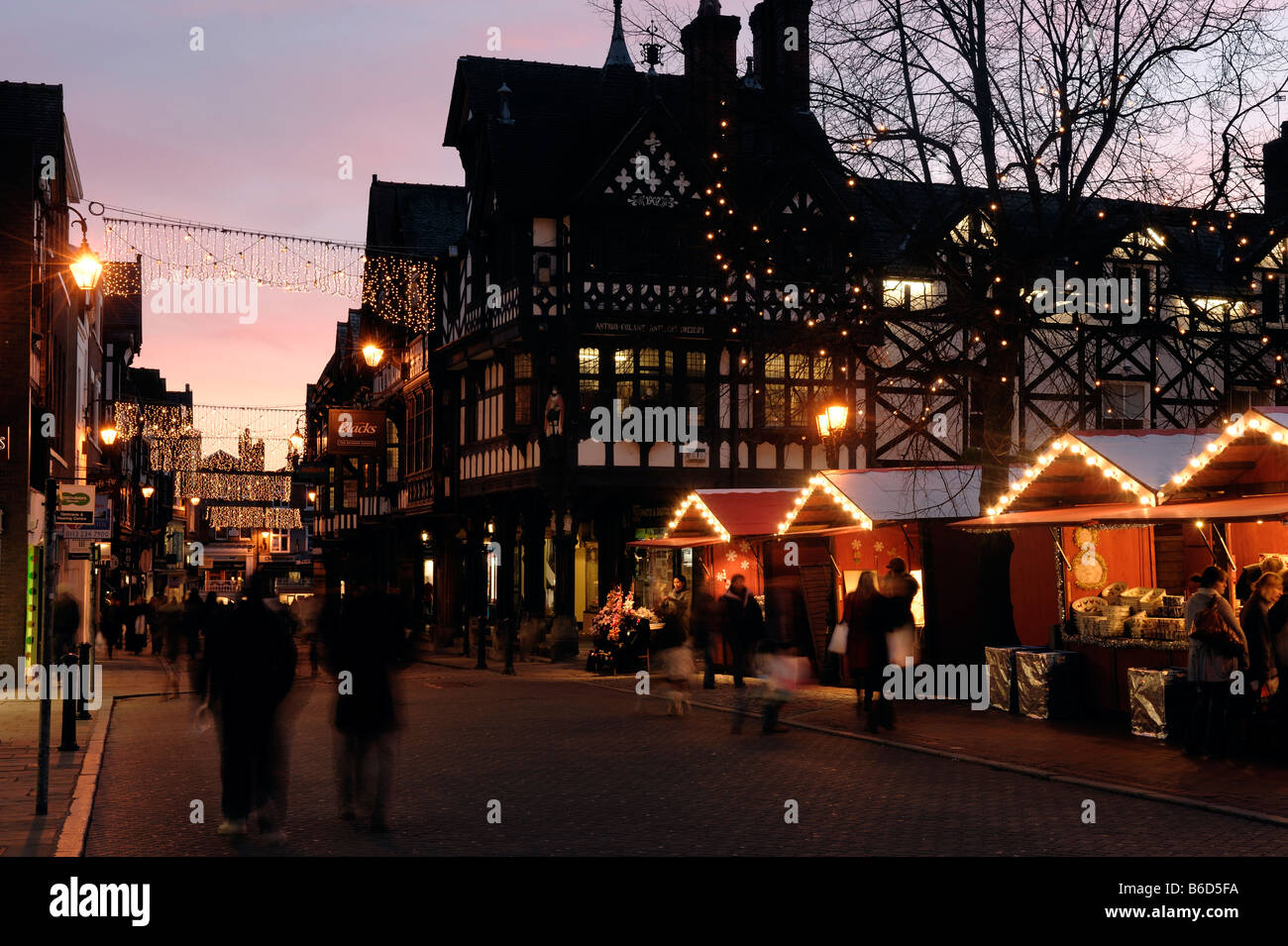 Chester Christmas Market Stock Photo