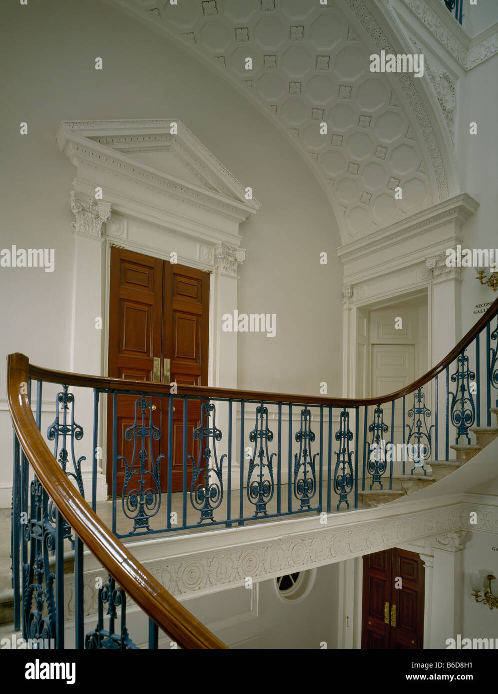 Somerset House, London, Sir William Chambers, 1766-86. Navy staircase. Stock Photo
