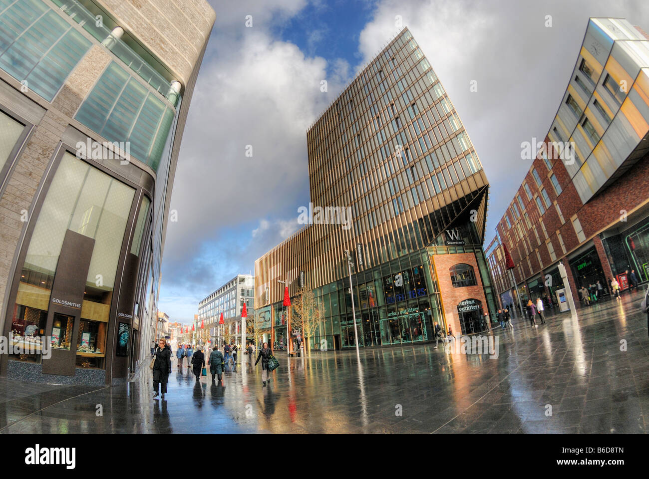 Paradise Street area of Liverpool One shopping complex Stock Photo Alamy
