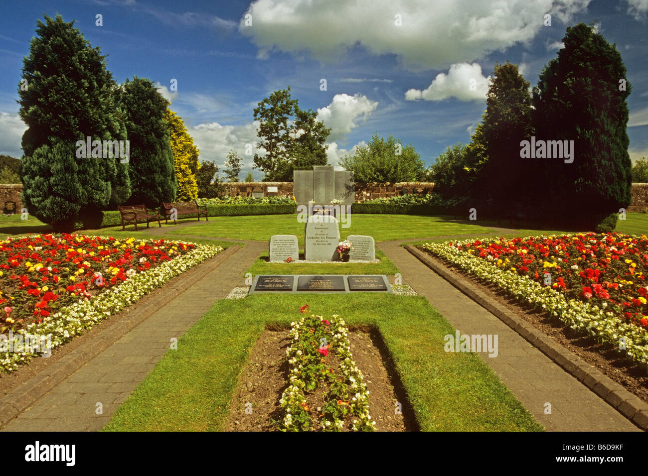 The Garden of Remembrance, Lockerbie Stock Photo