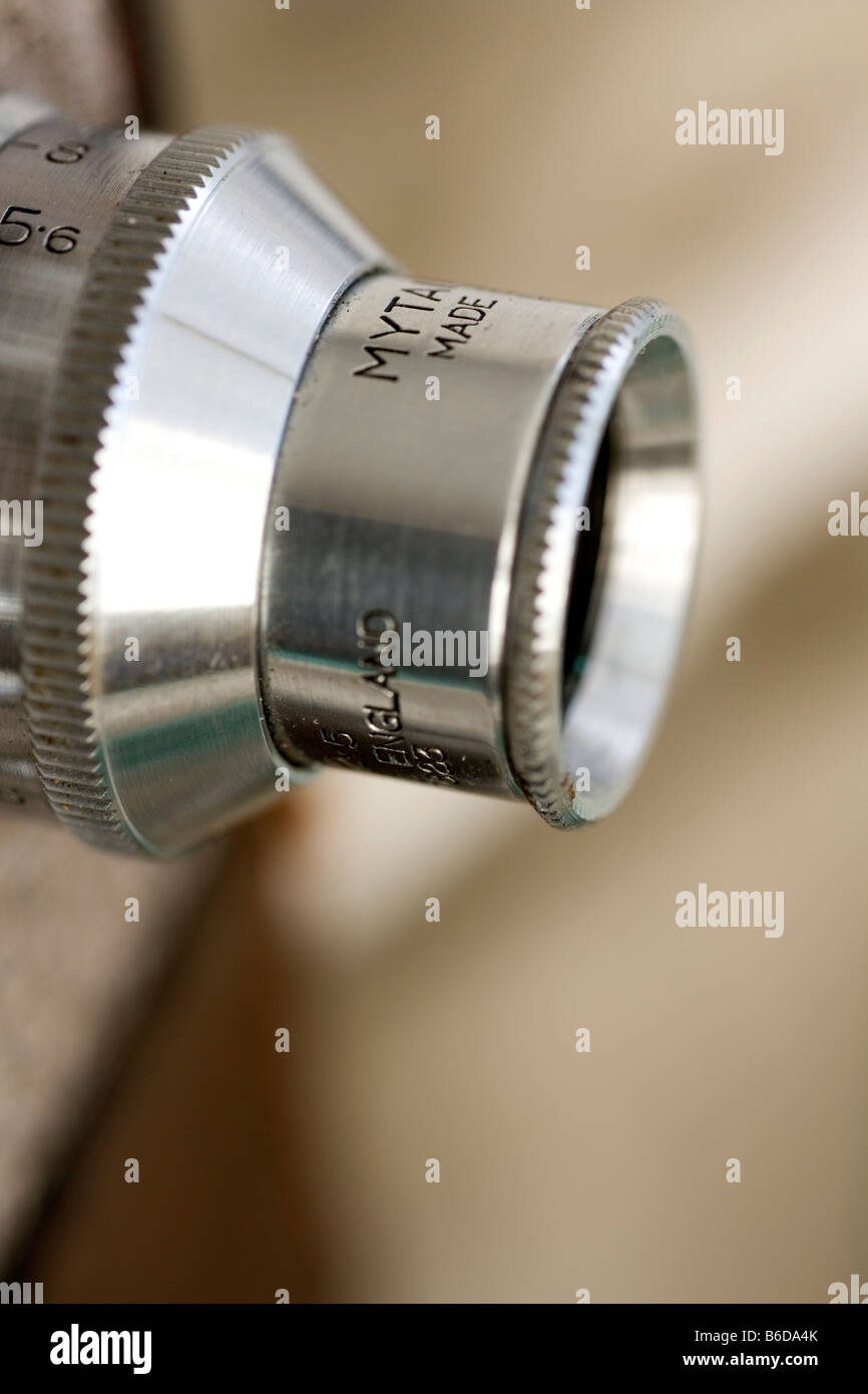 A cine camera lens barrel Stock Photo Alamy