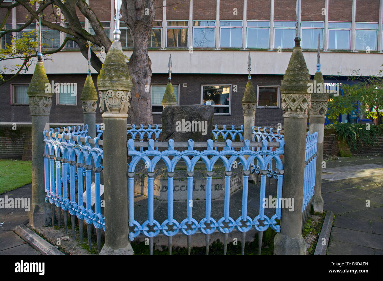 The Coronation Stone Kingston Upon Thames Surrey Stock Photo Alamy