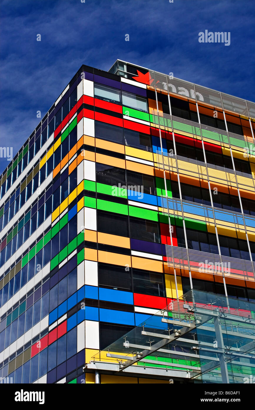 Architecture / A Modern Office Building in Melbourne Victoria Australia. Stock Photo