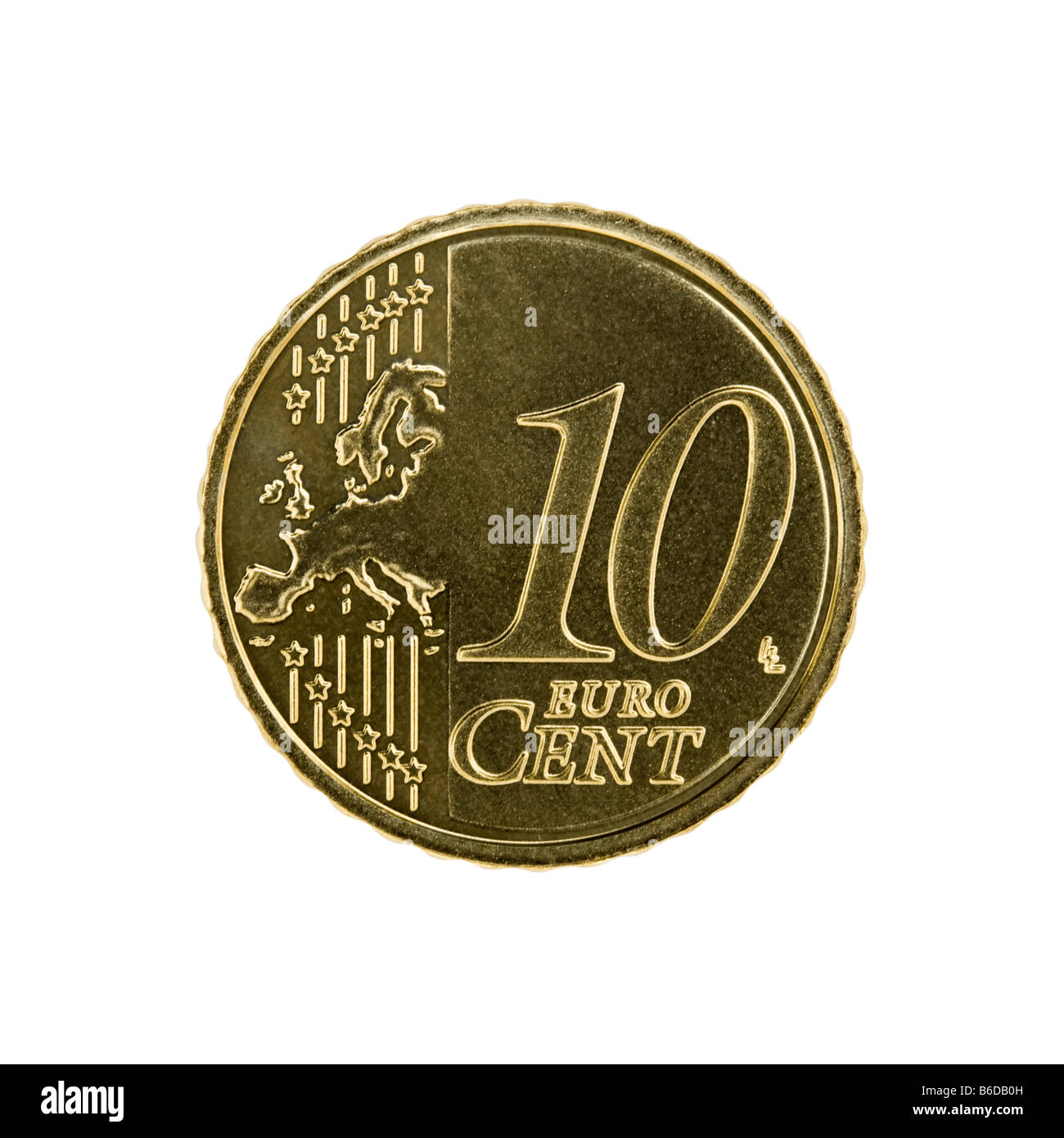 10 Euro cent coin Stock Photo - Alamy