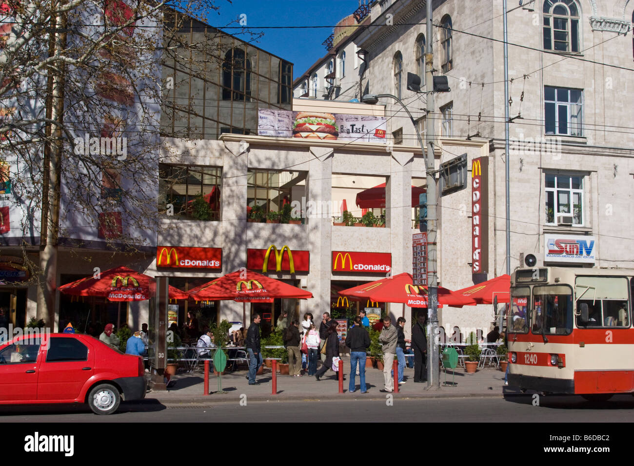 mcdonald's in chisinau, Moldova Stock Photo - Alamy