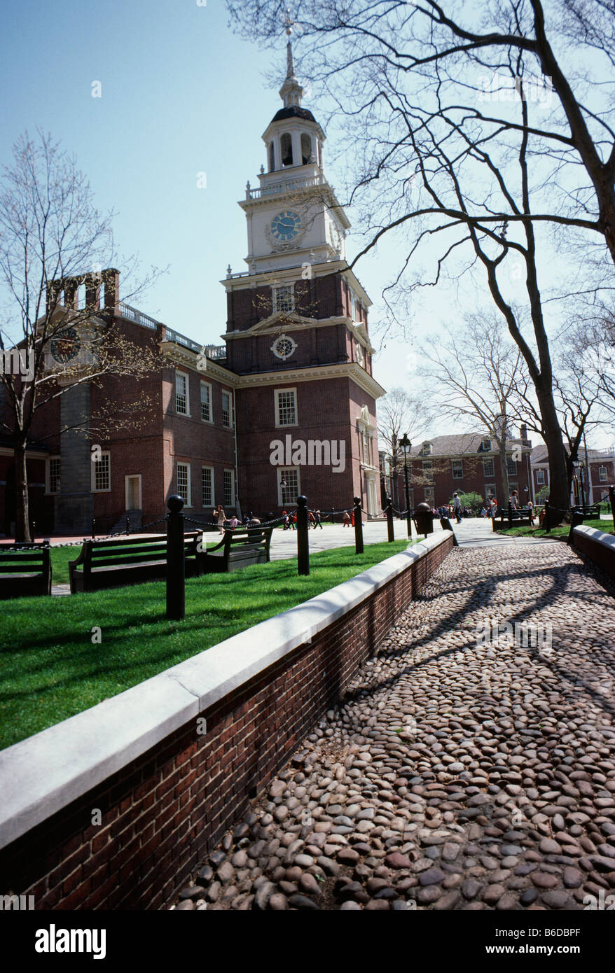 INDEPENDENCE MALL, SITE OF THE SIGNING OF THE DECLARATION OF INDEPENDENCE, 1776, PHILADELPHIA, PENNSYLVANIA, USA Stock Photo