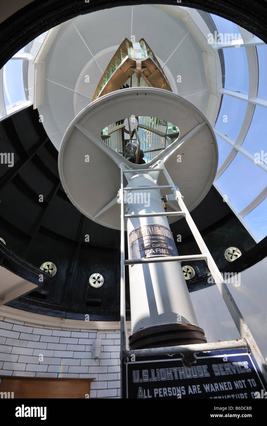 Interior of Split Rock Lighthouse on Lake Superior Stock Photo - Alamy