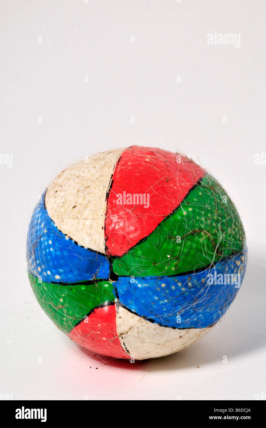 dogs old chewed ball Stock Photo Alamy