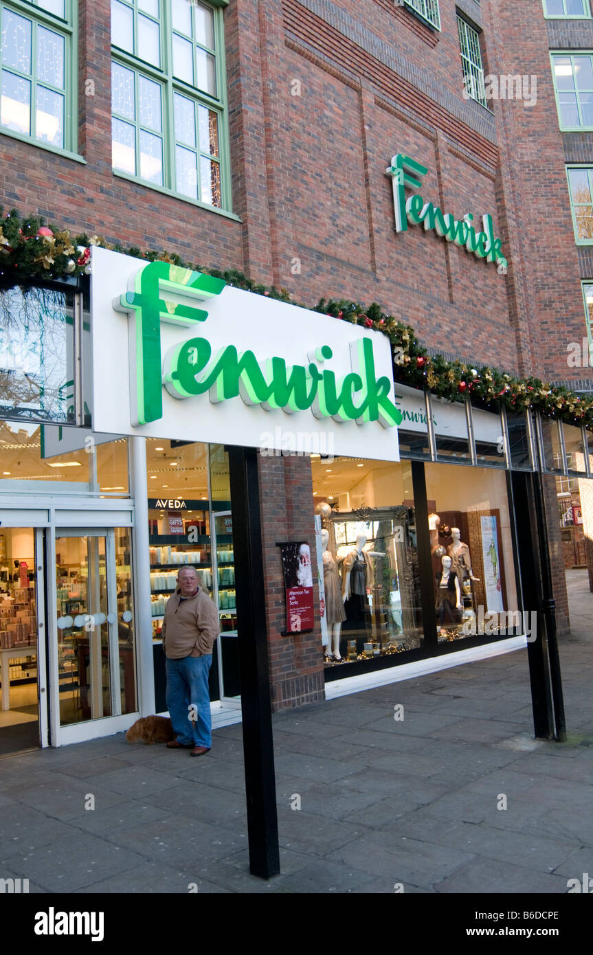 fenwick fenwicks department store small regional chain shop retailer retailing york uk Stock Photo