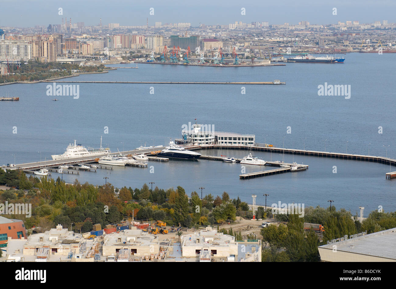 Yacht s marin in Baku Azerbaijan Stock Photo