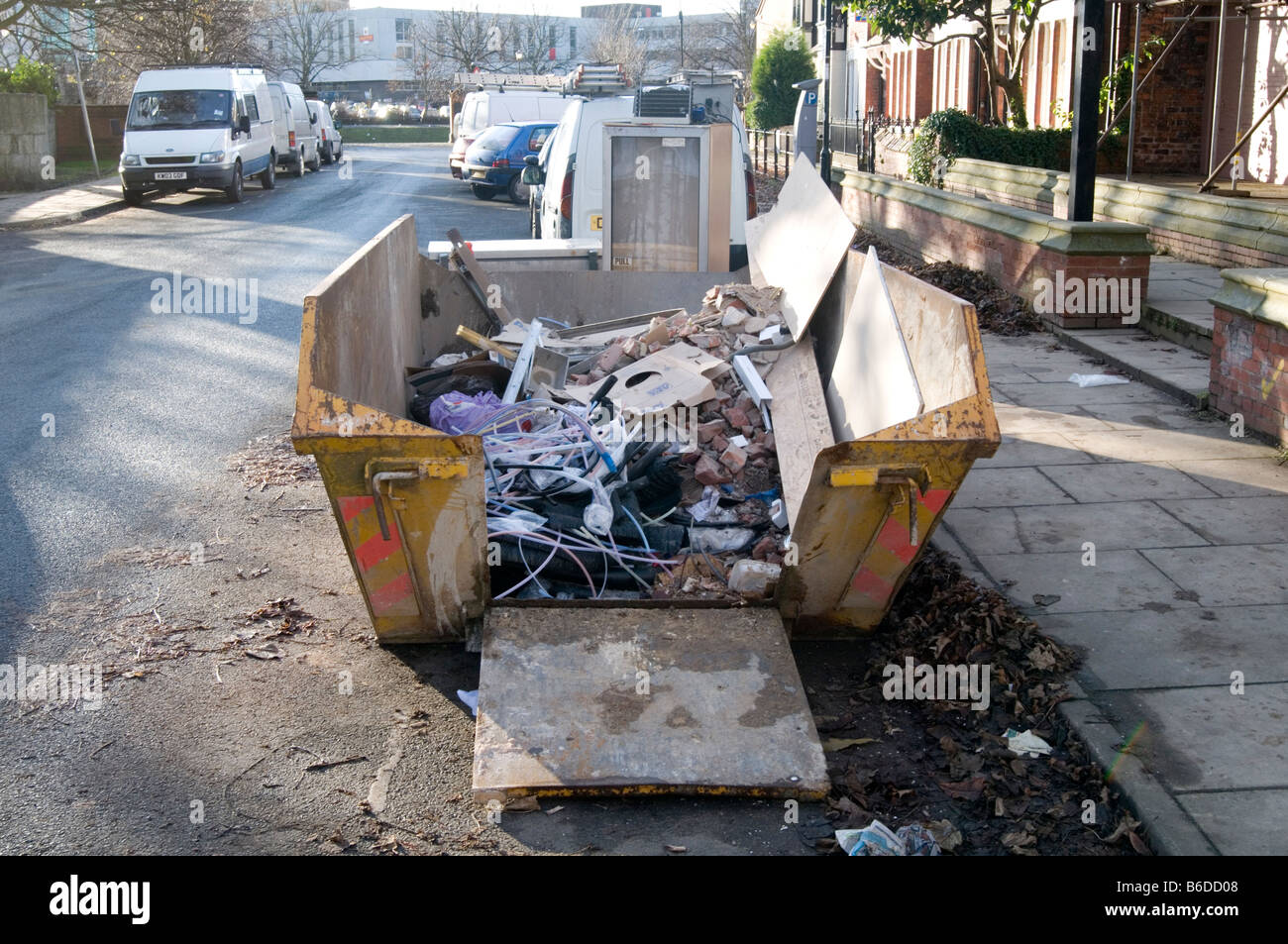 skip trash rubbish junk scrap throwaway dumpster can waste dispose