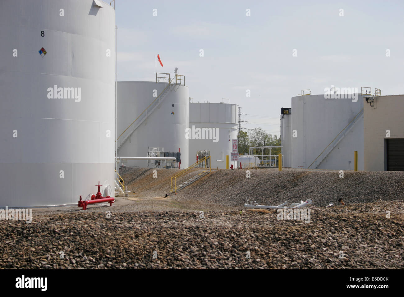 Fuel storage facility Stock Photo Alamy