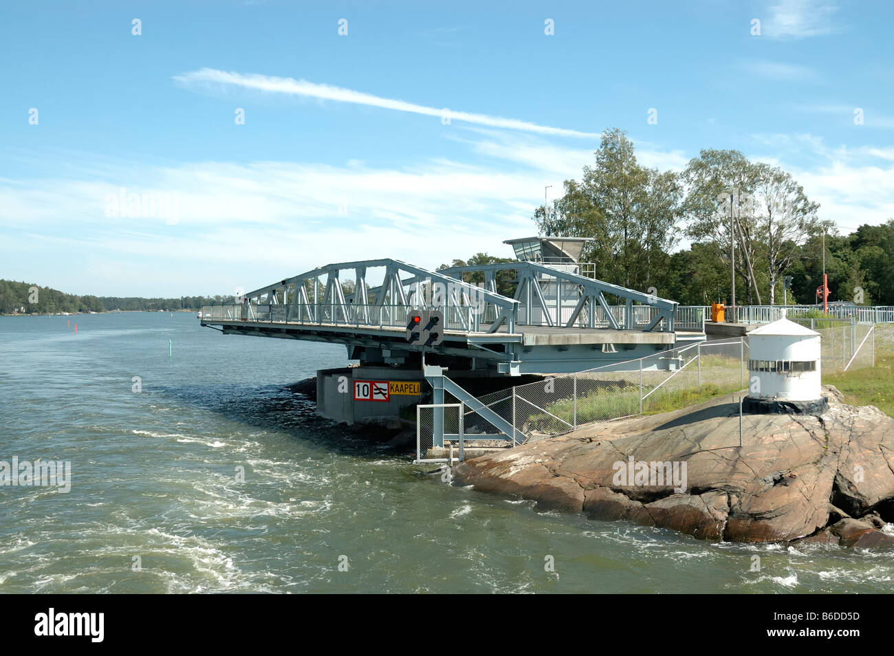 Mechanical bridge Baltic sea helsinki Finland Stock Photo Alamy