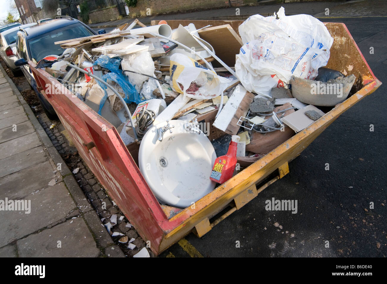 skip trash rubbish junk scrap throwaway dumpster can waste dispose