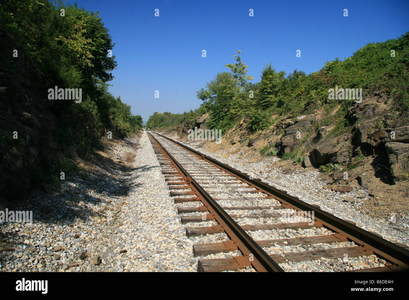 The Railroad Cut in Gettysburg National Military Park, Pennsylvania