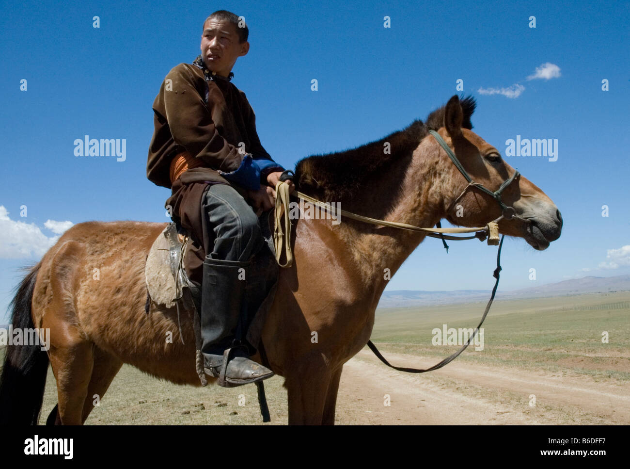 Mongolia Life on the Steppes 2007 Stock Photo - Alamy