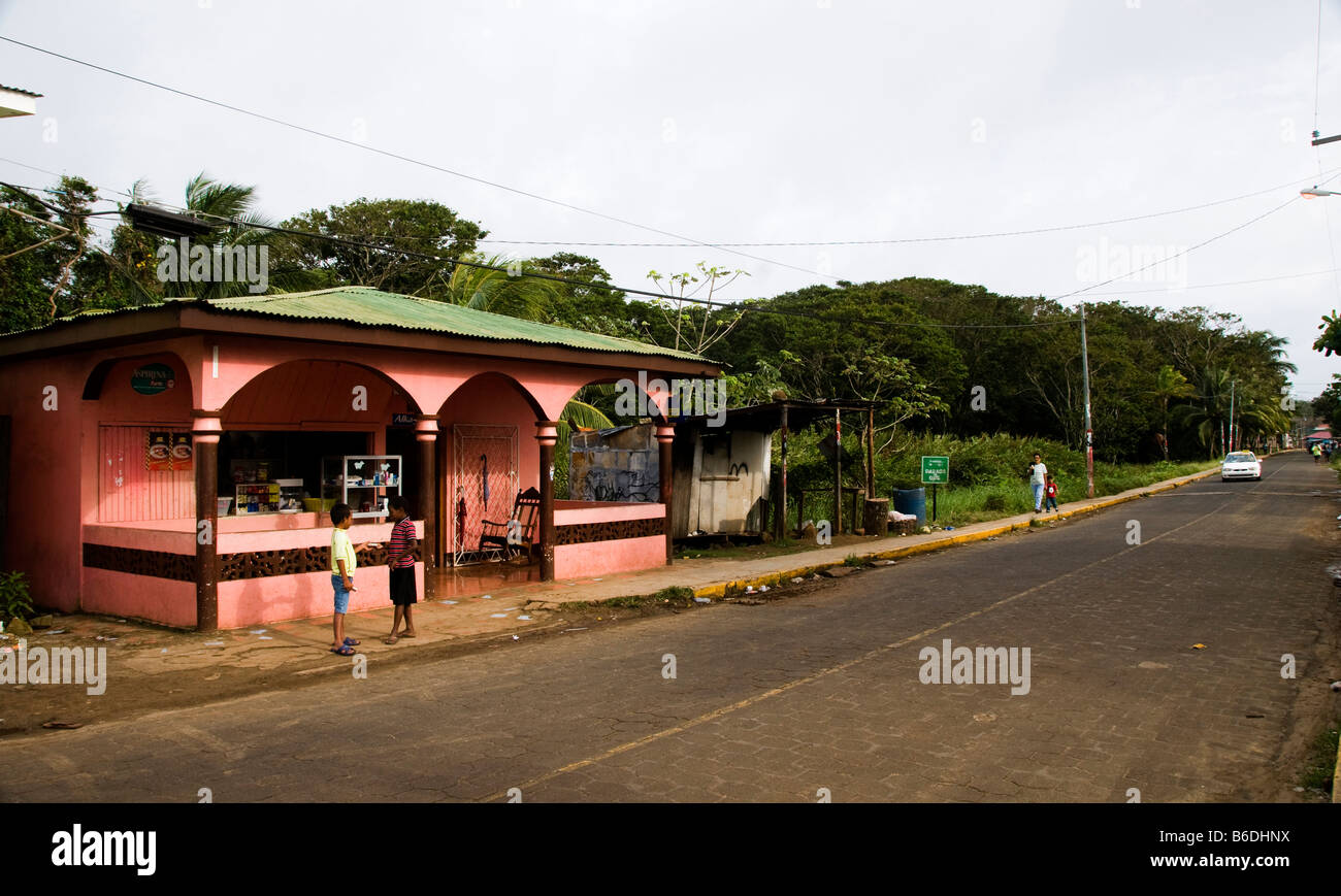 editorial pulperia mini market convenience shop main street brig bay ...