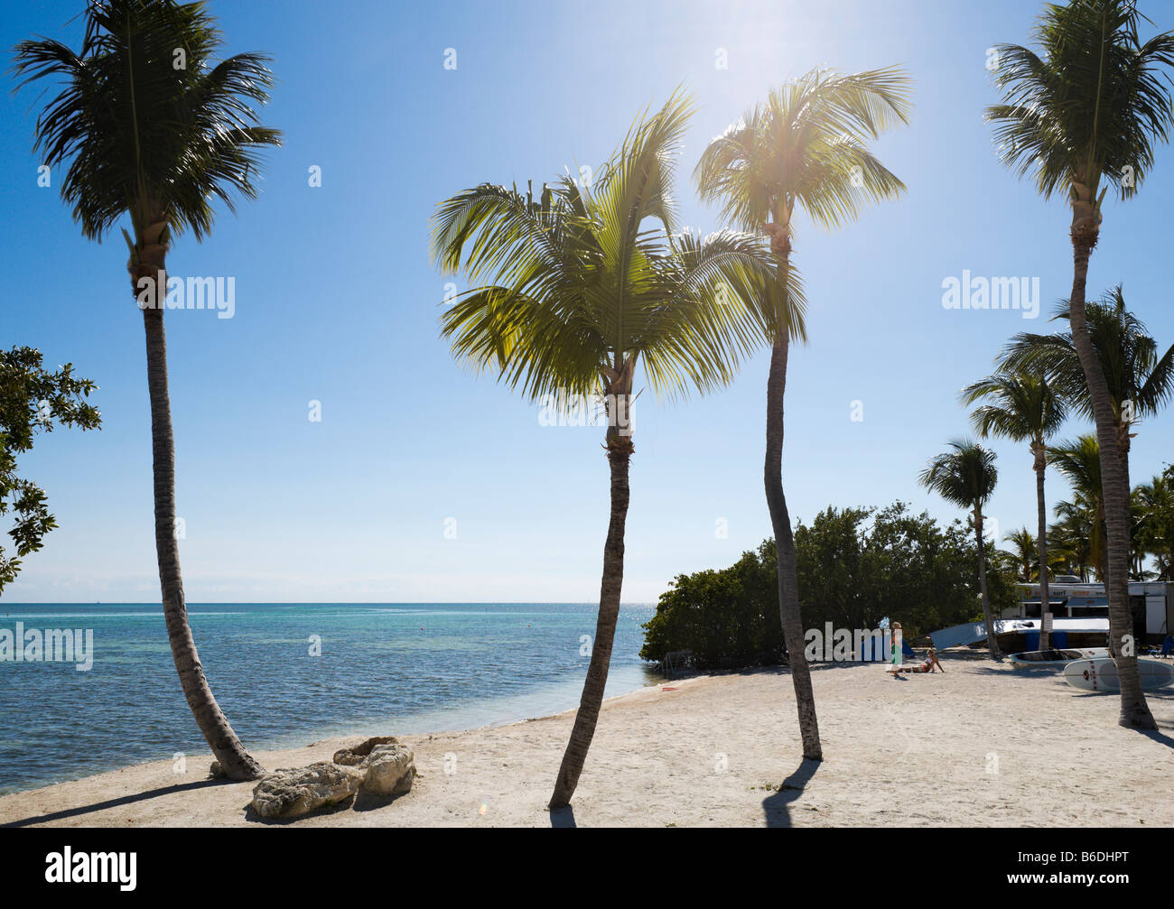 Beach at Whale Harbor, Upper Matecumbe Key, Islamorada, Florida Keys, USA Stock Photo