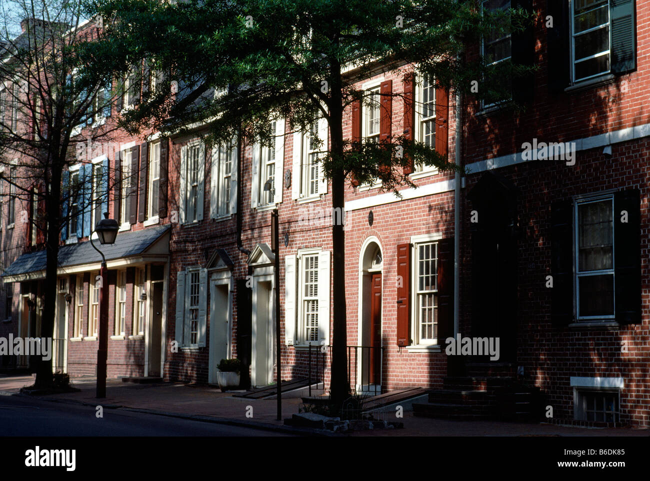 Row homes philadelphia hires stock photography and images Alamy