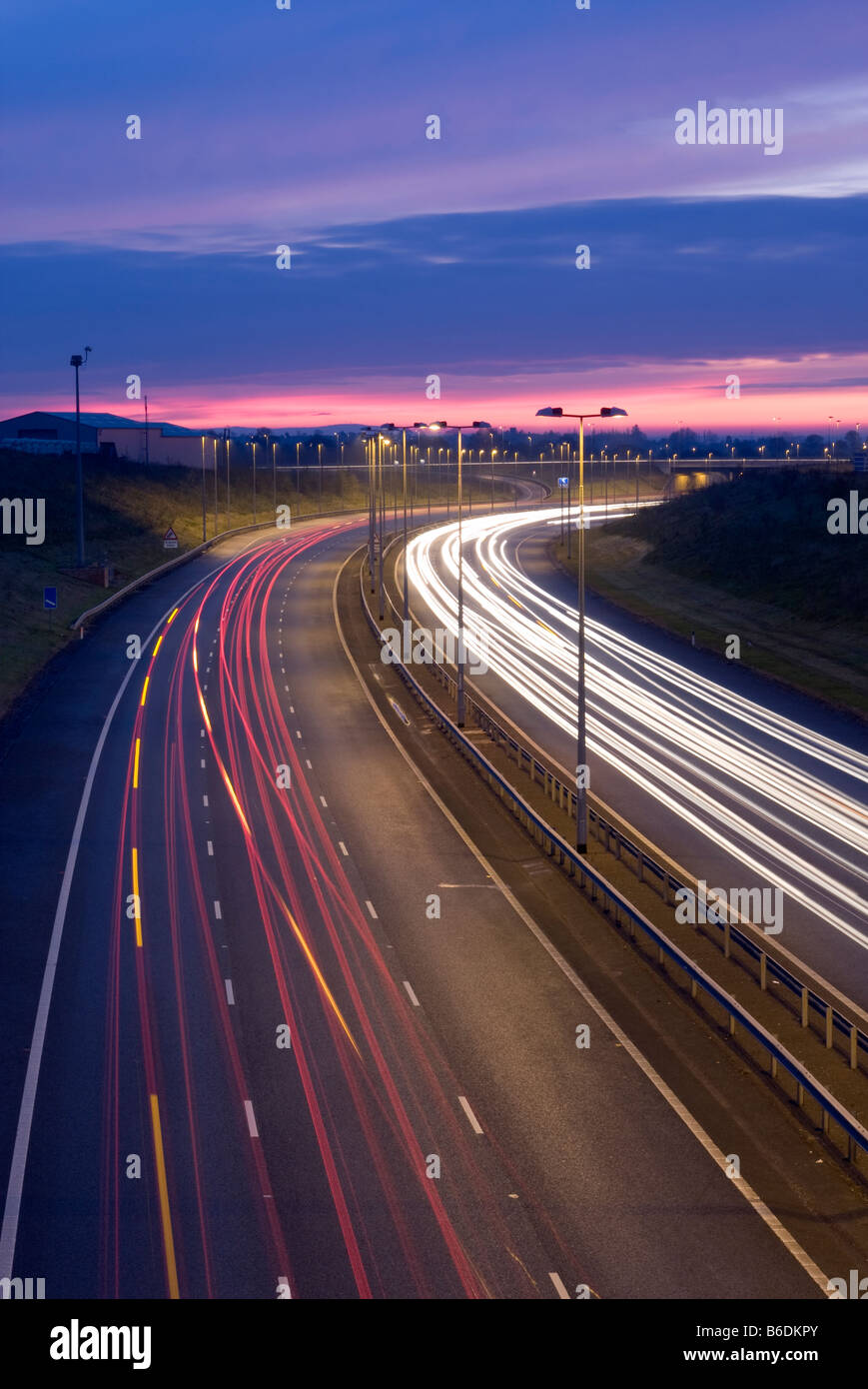 M6 toll road hi-res stock photography and images - Alamy