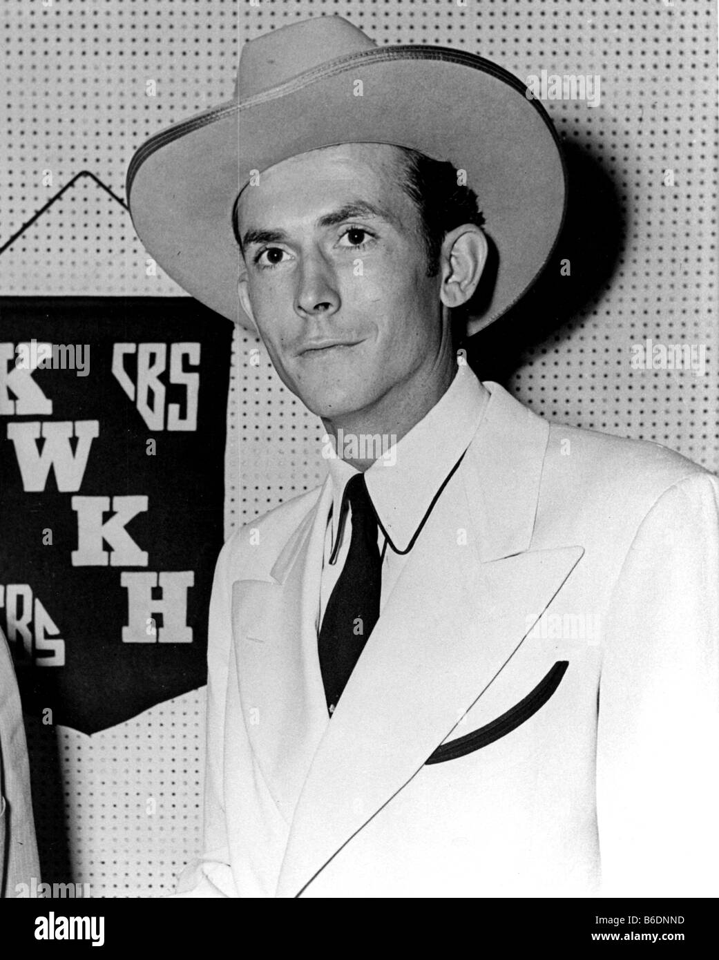 HANK WILLIAMS US Country and Western musician about 1952 Stock Photo