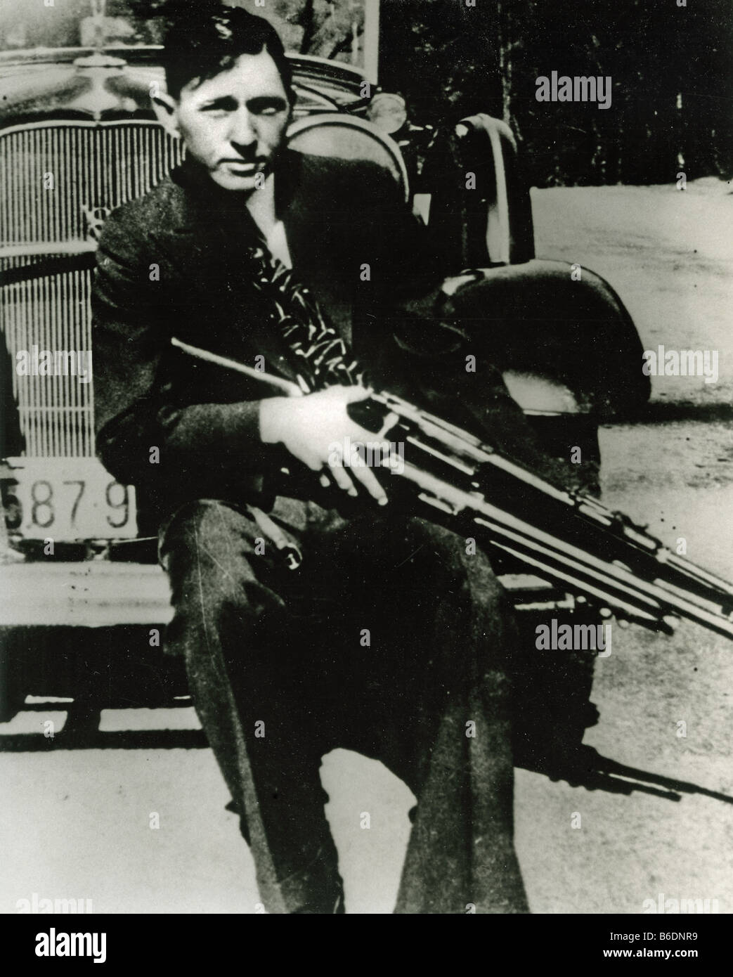 CLYDE BARROW  (1909-1934) who with Bonnie Parker became a notorious robber during the American Great Depression Stock Photo