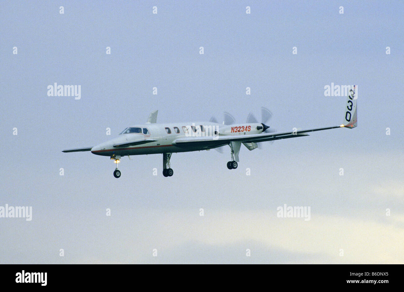 Beechcraft Starship Passenger Business Aircraft at Paris Air Show 1987 Stock Photo