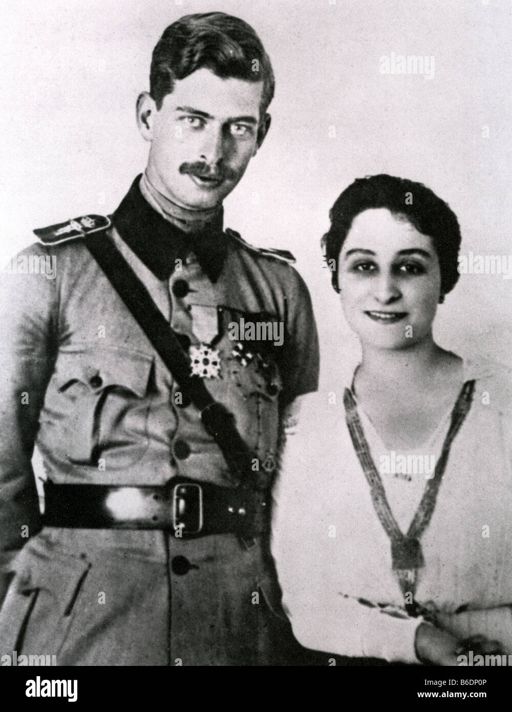 KING CAROL II OF ROMANIA with first wife Zizi Lambrini Stock Photo - Alamy