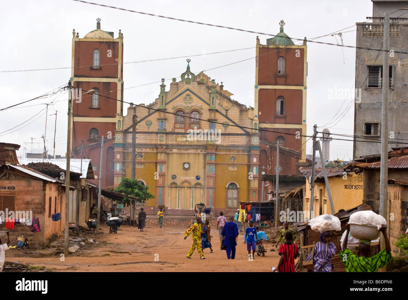 Mosque in Porto Novo, Benin capital Stock Photo - Alamy