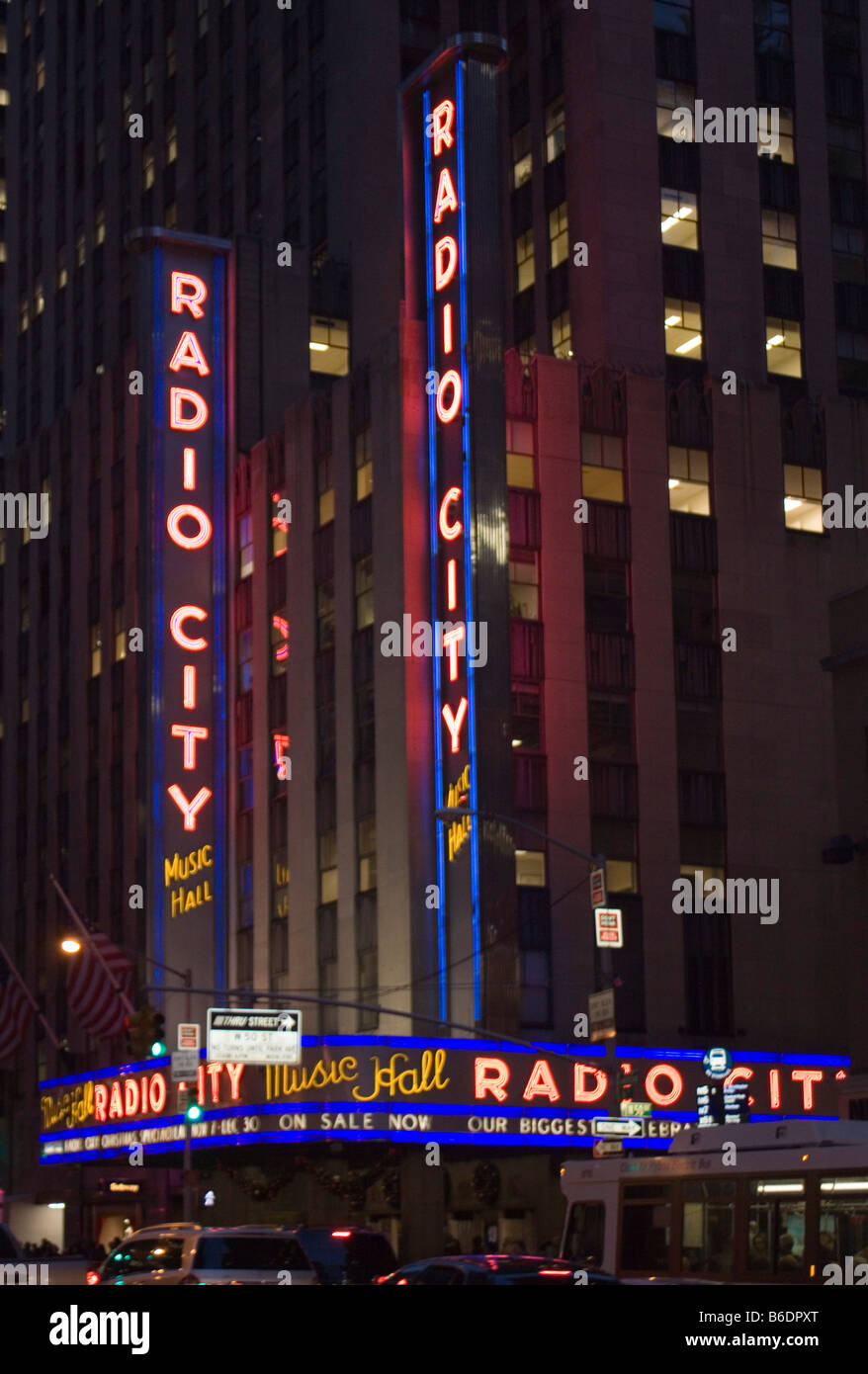 Radio City New York Stock Photo Alamy