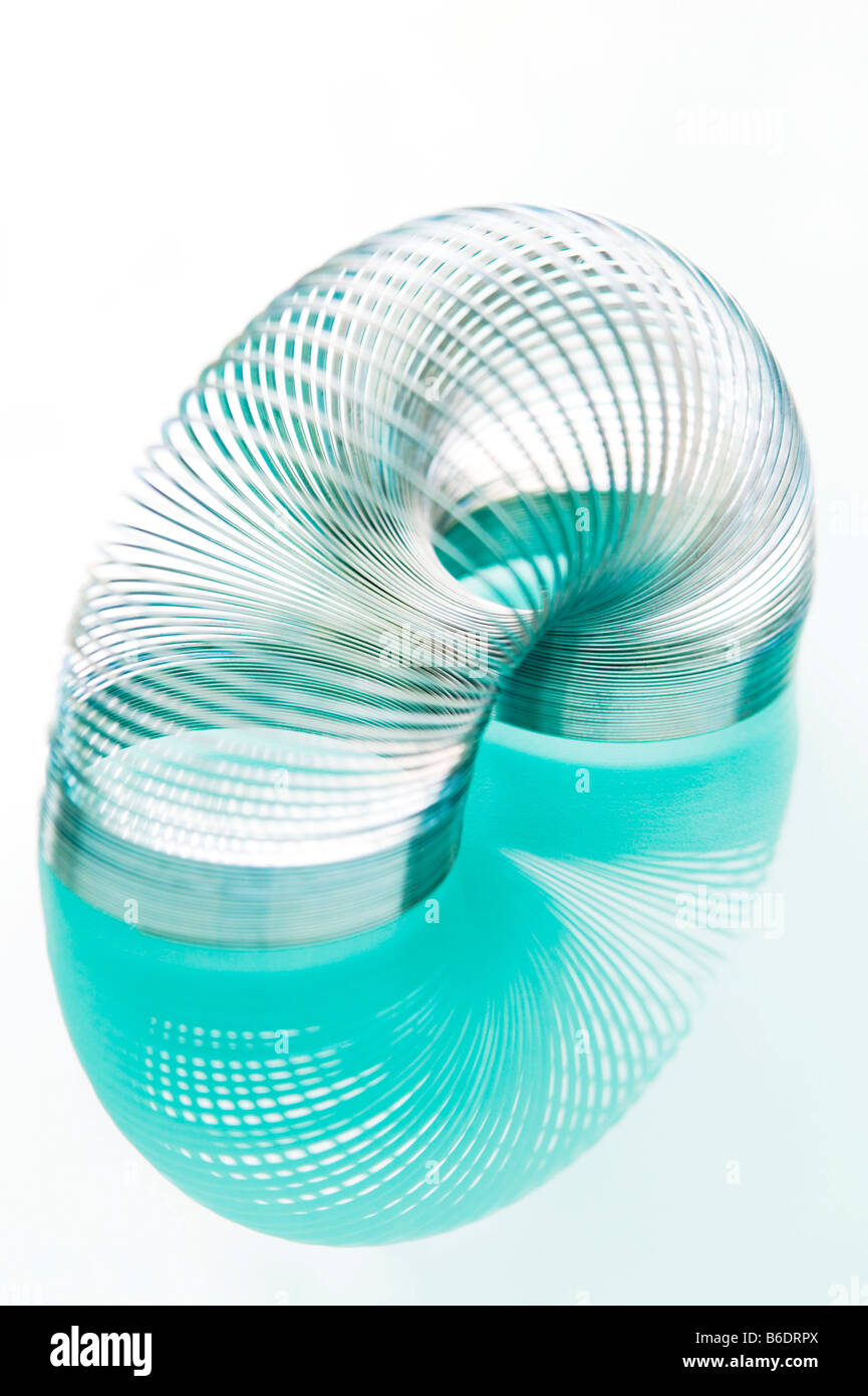 Slinky toy. Stock Photo