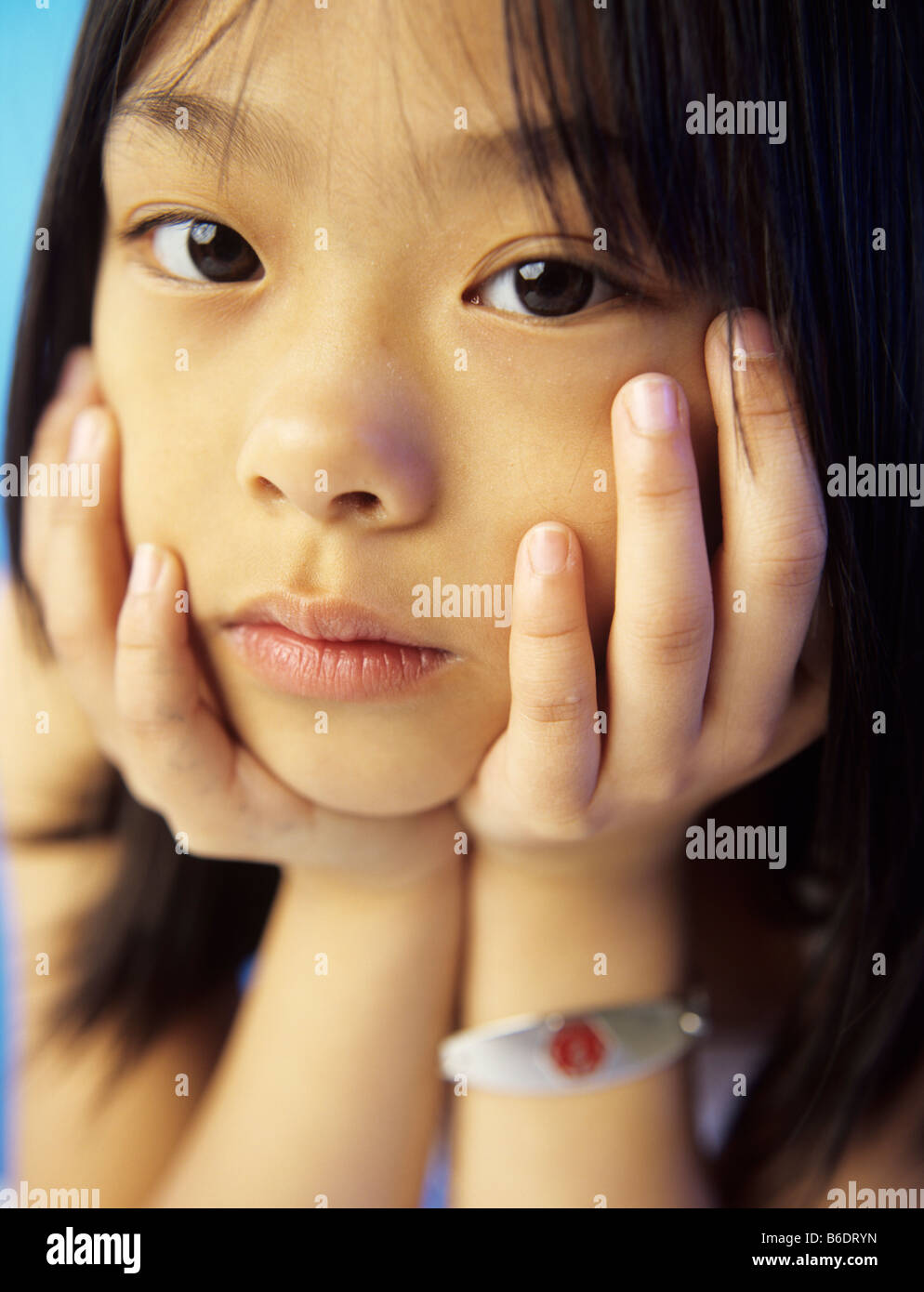 Medical identification tag being worn by a 6yearold girl. This tag