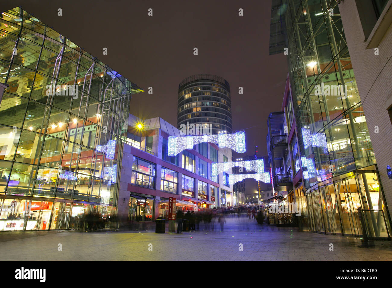 Christmas in Birmingham England The Bullring Shopping Centre and