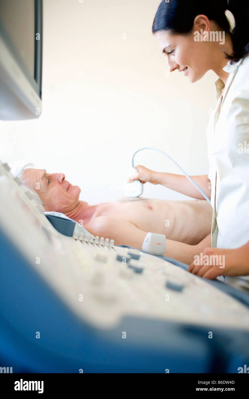 Echocardiography woman hires stock photography and images Alamy